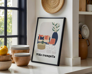 Vida Tranquila Corner Plakat - 21 x 29.7 cm - Nellastore