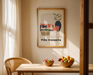 Vida Tranquila Corner Plakat - 21 x 29.7 cm - Nellastore