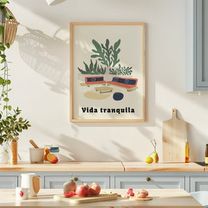 Vida Tranquila Plakat - 21 x 29.7 cm - Nellastore