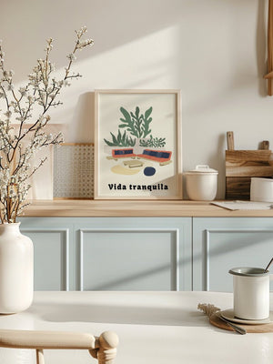 Vida Tranquila Plakat - 21 x 29.7 cm - Nellastore
