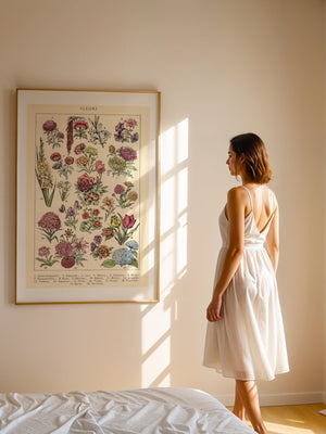 Vintage Flower Collection Plakat - 21 x 29.7 cm (A4) - Nellastore