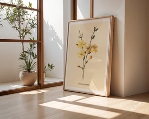 Vinter Jasmin Plakat - 21 x 29.7 cm (A4) - Nellastore