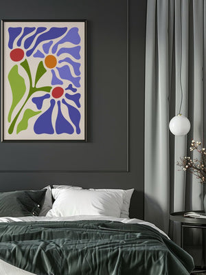 Violet Garden Forms Matisse Plakat - 21 x 29.7 cm - Nellastore