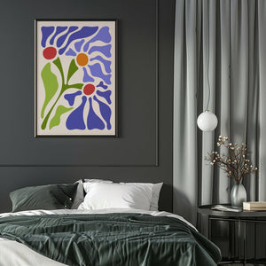 Violet Garden Forms Matisse Plakat - 21 x 29.7 cm - Nellastore