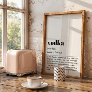 Vodka Plakat - 21 x 29.7 cm (A4) - Nellastore