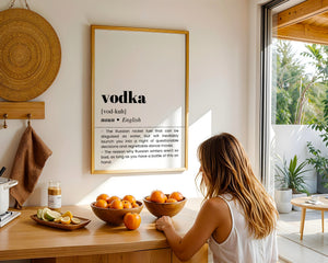 Vodka Plakat - 21 x 29.7 cm (A4) - Nellastore