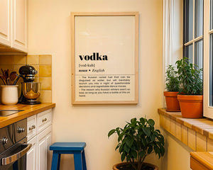 Vodka Plakat - 21 x 29.7 cm (A4) - Nellastore