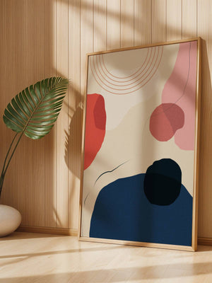 Warm Shapes Plakat - 21 x 29.7 cm - Nellastore