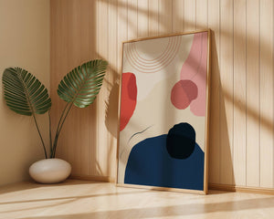 Warm Shapes Plakat - 21 x 29.7 cm - Nellastore