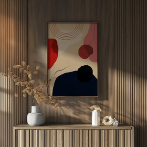 Warm Shapes Plakat - 21 x 29.7 cm - Nellastore