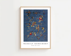 Wassily Kandinsky - Bleu de Ciel Plakat - 21 x 29.7 cm - Nellastore