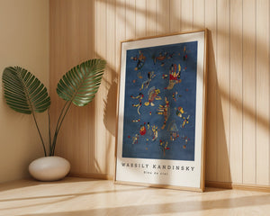 Wassily Kandinsky - Bleu de Ciel Plakat - 21 x 29.7 cm - Nellastore