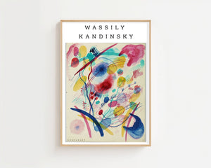 Wassily Kandinsky - Composition in Red, Blue, Green, Yellow Plakat - 21 x 29.7 cm - Nellastore