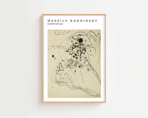 Wassily Kandinsky - Drawing after Blauer Fleck Plakat - 21 x 29.7 cm - Nellastore