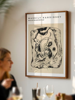 Wassily Kandinsky - Drawing for Bild auf hellem Grund Plakat - 21 x 29.7 cm - Nellastore