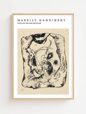 Wassily Kandinsky - Drawing for Bild auf hellem Grund Plakat - 21 x 29.7 cm - Nellastore