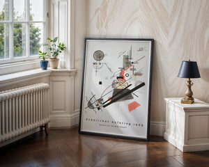 Wassily Kandinsky - Fröhlicher Aufstieg Plakat - 21 x 29.7 cm - Nellastore