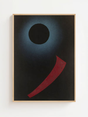 Wassily Kandinsky - Grau mit Schwarz Plakat - 21 x 29.7 cm - Nellastore