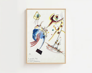 Wassily Kandinsky - Im Glücklichen Hafen Plakat - 21 x 29.7 cm - Nellastore