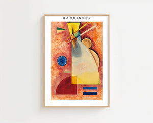 Wassily Kandinsky - Ineinander Plakat - 21 x 29.7 cm - Nellastore