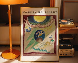 Wassily Kandinsky - The Blue Ride Plakat - 21 x 29.7 cm - Nellastore