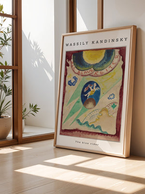 Wassily Kandinsky - The Blue Ride Plakat - 21 x 29.7 cm - Nellastore