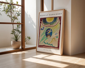 Wassily Kandinsky - The Blue Ride Plakat - 21 x 29.7 cm - Nellastore
