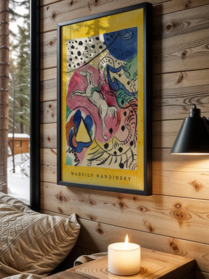 Wassily Kandinsky - The Blue Rider Plakat - 21 x 29.7 cm - Nellastore