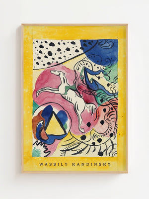 Wassily Kandinsky - The Blue Rider Plakat - 21 x 29.7 cm - Nellastore