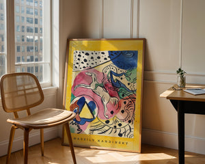 Wassily Kandinsky - The Blue Rider Plakat - 21 x 29.7 cm - Nellastore