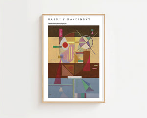 Wassily Kandinsky - Zersetzte Spannung Plakat - 21 x 29.7 cm - Nellastore