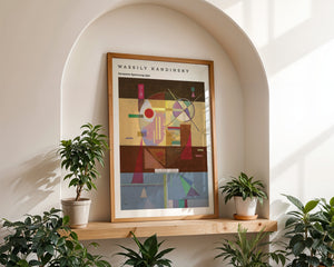 Wassily Kandinsky - Zersetzte Spannung Plakat - 21 x 29.7 cm - Nellastore