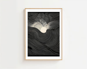 Where Light Breaks Plakat - 21 x 29.7 cm (A4) - Nellastore