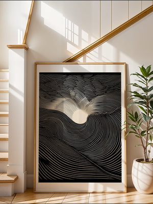 Where Light Breaks Plakat - 21 x 29.7 cm (A4) - Nellastore