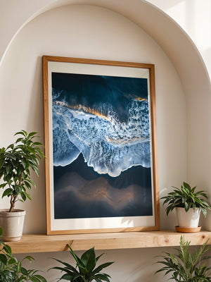 Where The Waves Break Plakat - 21 x 29.7 cm (A4) - Nellastore