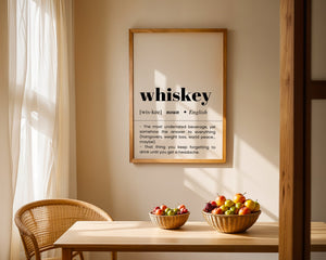 Whiskey Plakat - 21 x 29.7 cm (A4) - Nellastore