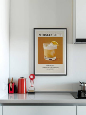 Whiskey Sour Plakat - 21 x 29.7 cm (A4) - Nellastore
