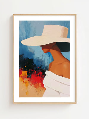 White Hat Reverie Plakat - 21 x 29.7 cm (A4) - Nellastore