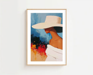 White Hat Reverie Plakat - 21 x 29.7 cm (A4) - Nellastore