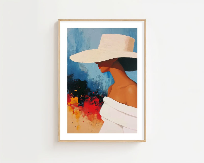 White Hat Reverie Plakat - 21 x 29.7 cm (A4) - Nellastore