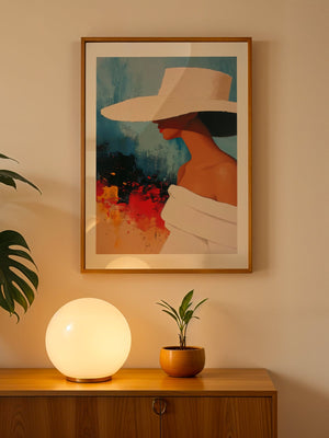 White Hat Reverie Plakat - 21 x 29.7 cm (A4) - Nellastore