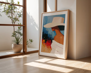 White Hat Reverie Plakat - 21 x 29.7 cm (A4) - Nellastore