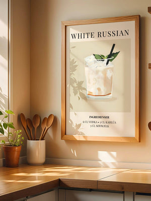 White Russian Plakat - 21 x 29.7 cm (A4) - Nellastore