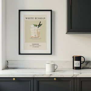 White Russian Plakat - 21 x 29.7 cm (A4) - Nellastore
