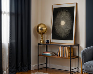 White Sun Rays Plakat - 21 x 29.7 cm (A4) - Nellastore