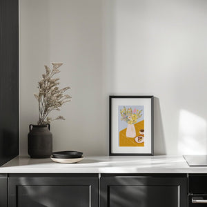 Wildflower Coffee Table Plakat - 21 x 29.7 cm - Nellastore