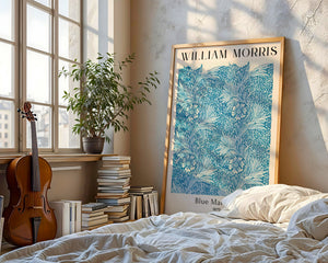 William Morris - Blue Marigold Plakat - 21 x 29.7 cm (A4) - Nellastore