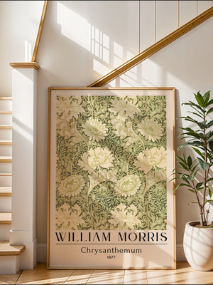 William Morris - Chrysanthemum Plakat - 21 x 29.7 cm (A4) - Nellastore