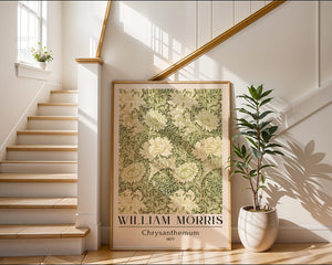 William Morris - Chrysanthemum Plakat - 21 x 29.7 cm (A4) - Nellastore