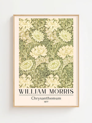 William Morris - Chrysanthemum Plakat - 21 x 29.7 cm (A4) - Nellastore